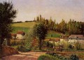 ポントワーズの庵の小道 1872年 カミーユ・ピサロの風景